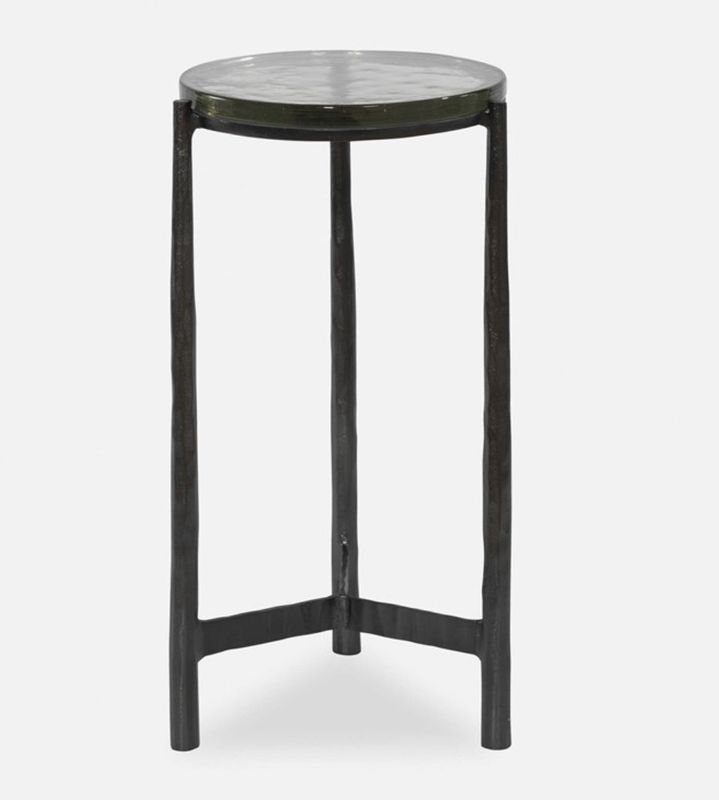 Eternity Indoor/Outdoor Accent Table | Gunmetal