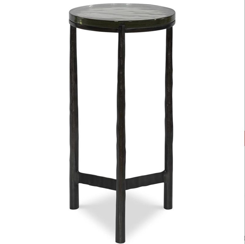 Eternity Indoor/Outdoor Accent Table | Gunmetal