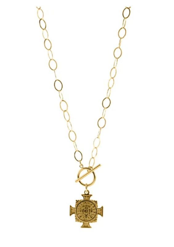Ariana Cross Pendant Necklace