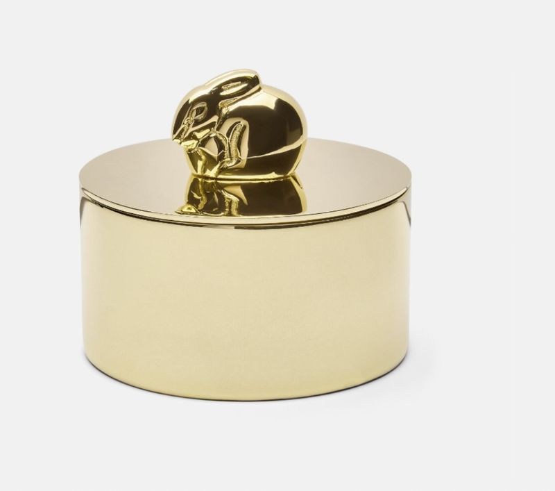 Lisa Larson Box with Rabbit