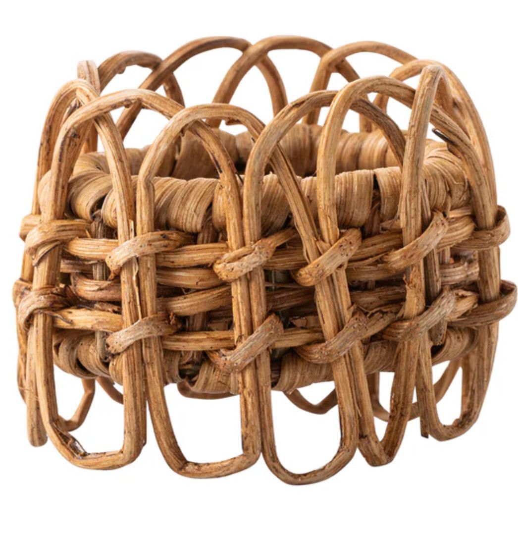 Provence Rattan Napkin Ring - Natural