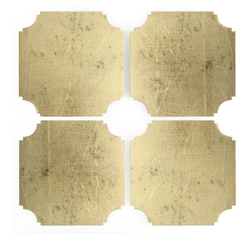 Gilded Coasters | Set of 4