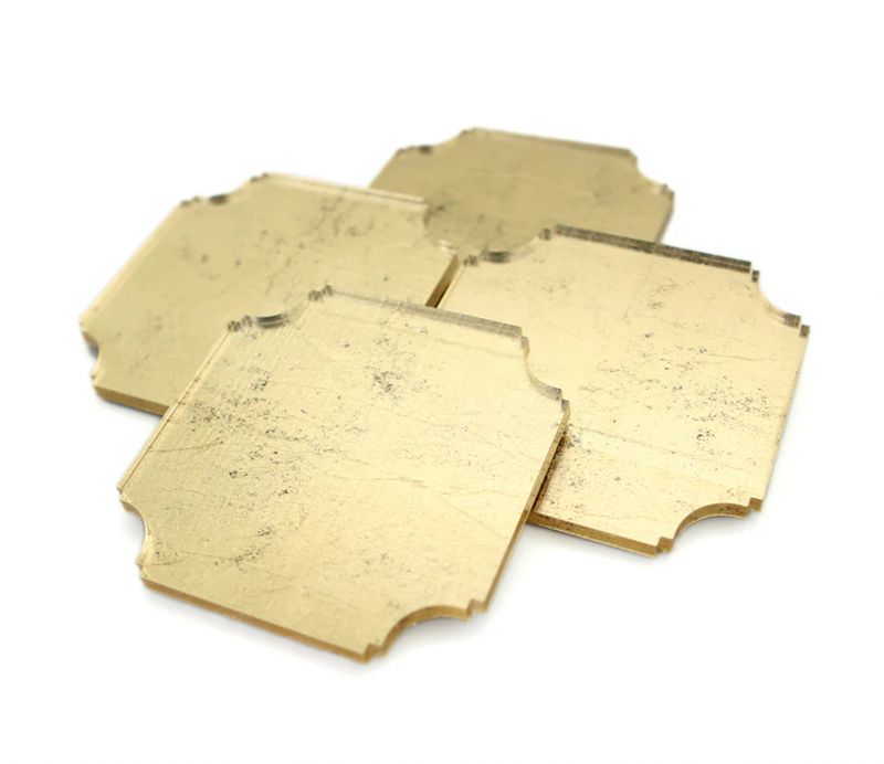 Gilded Coasters | Set of 4
