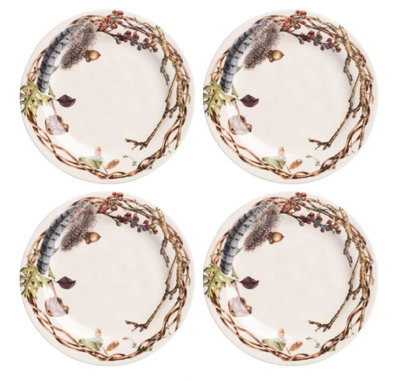 Forest Walk Party Plate Set/4