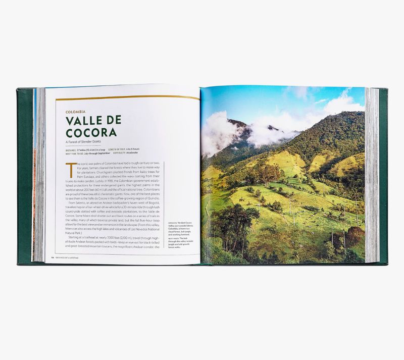 100 Hikes of a Lifetime | Leatherbound