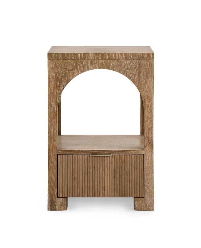 Arcadia 1-Drawer End Table | Soft Glow Oak