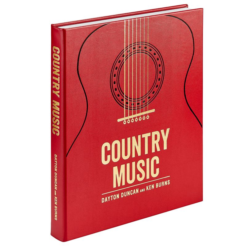 Country Music Red Leather Book