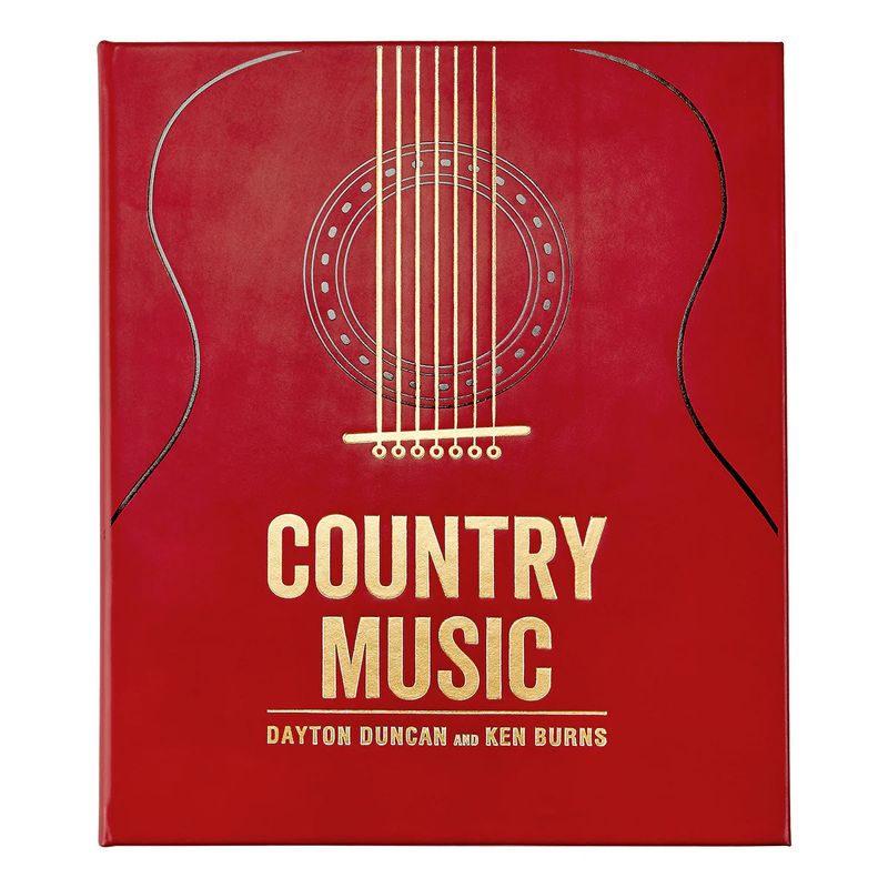 Country Music Red Leather Book