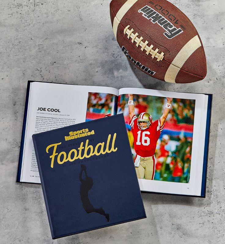 Story of Football | Navy Leather Book