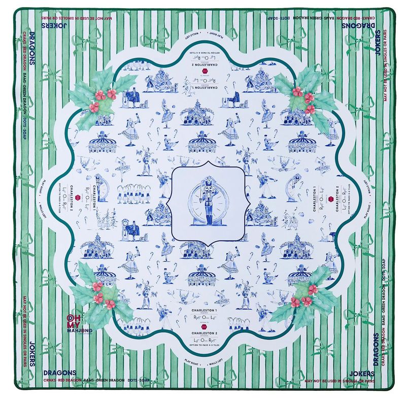 Twilight Holiday Waltz Mahjong Mat