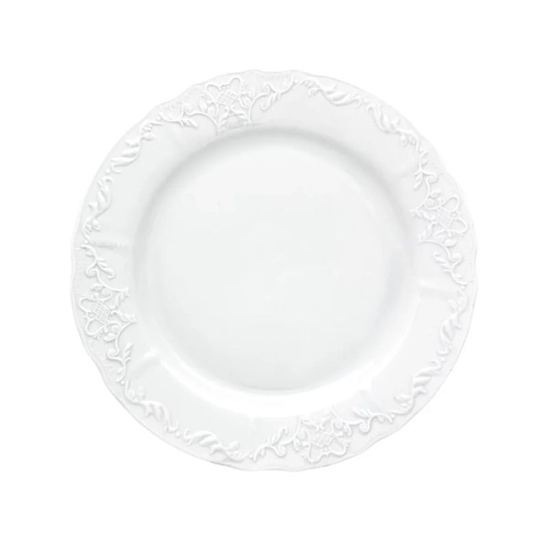 Simply Anna Salad Plate | White