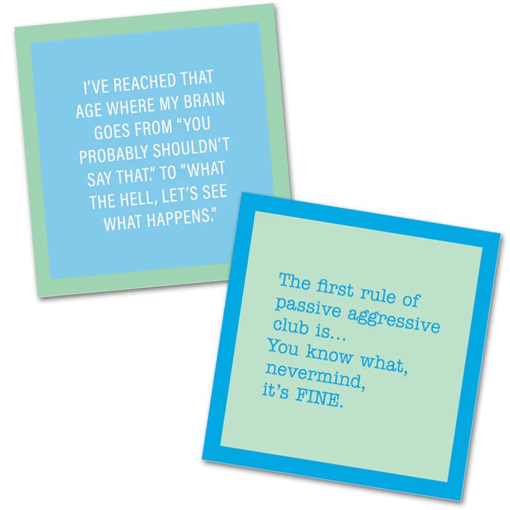 Shouldn't Say That | Set of Double Sided Napkins