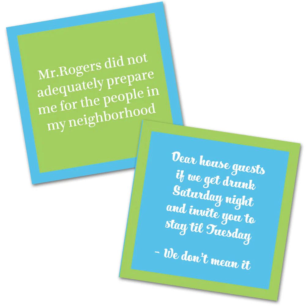 Mr Rogers' | Set of Double Sided Napkins