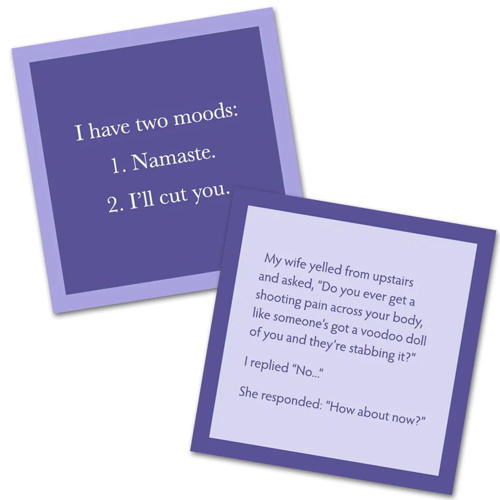 Two Moods | Set of Double Sided Napkins