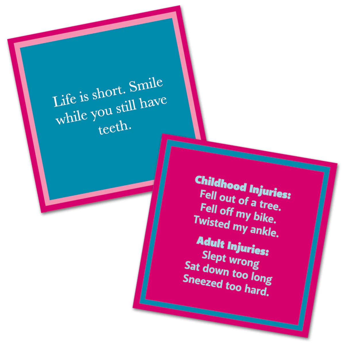 Life Is Short | Double Sided Napkins