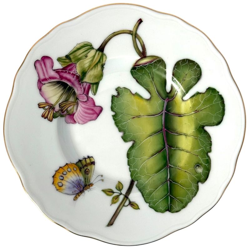 Rhapsody of Colors | Pink Flower Bread & Butter | 6"