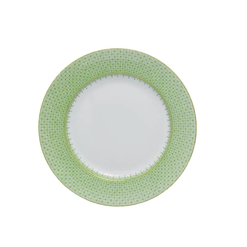 Apple Green Lace Bread &amp; Butter Plate