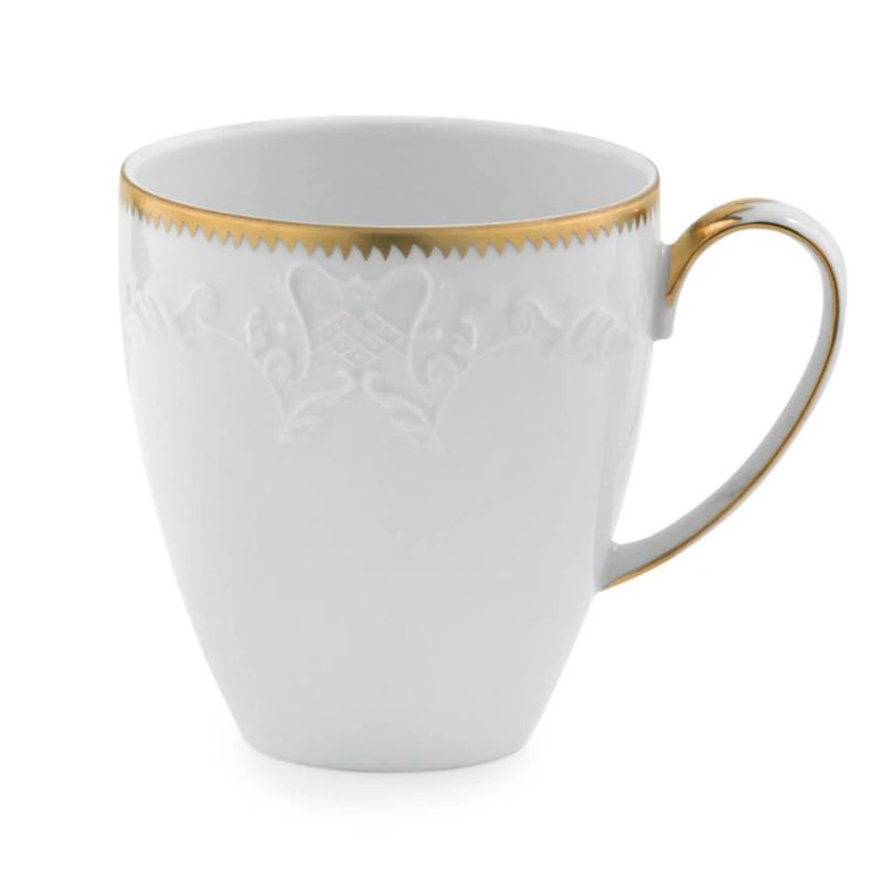 Simply Anna Mug | White &amp; Gold