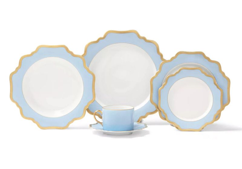 Anna's Palette Salad Plate | Sky Blue