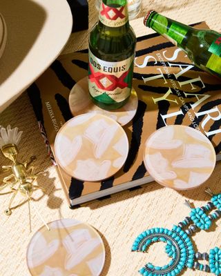 Howdy Cowboy Coasters | Boxed Set of 4