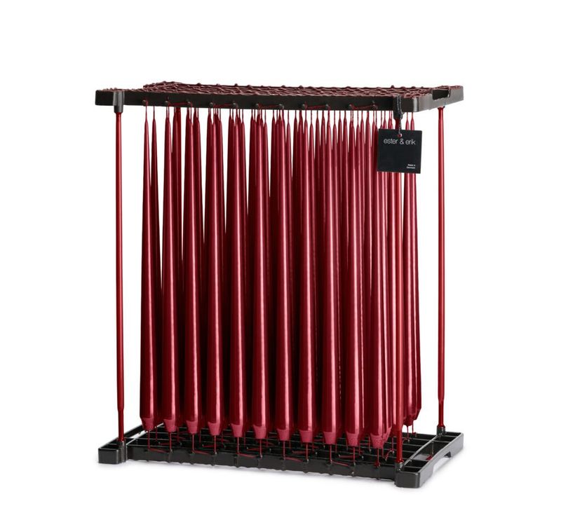Taper Candles | Wine #44  LACQUER | 42cm | Pair