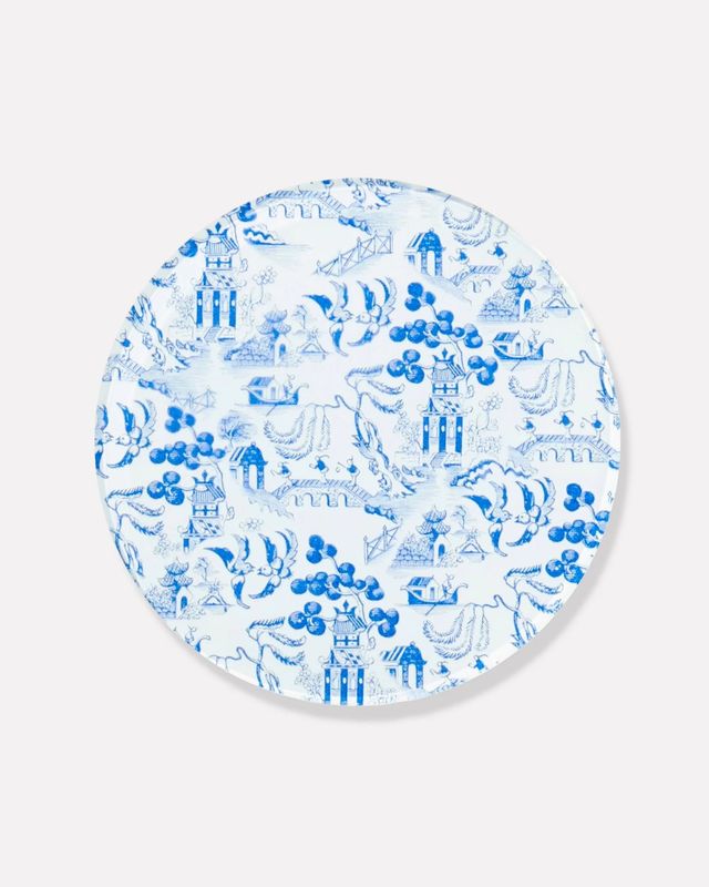 Chinoiserie Print Coasters | Boxed Set of 4