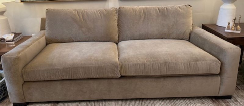 Winthrop Caramel Sofa | PERFORMANCE | Memory Down