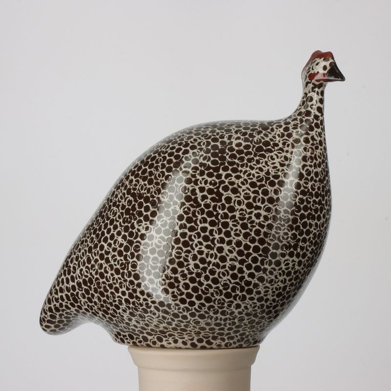 Guinea Fowl | Black Speckled Grey | Medium