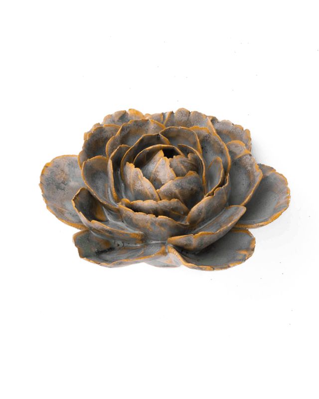 Ceramic Flower | Pale Blue English Rose