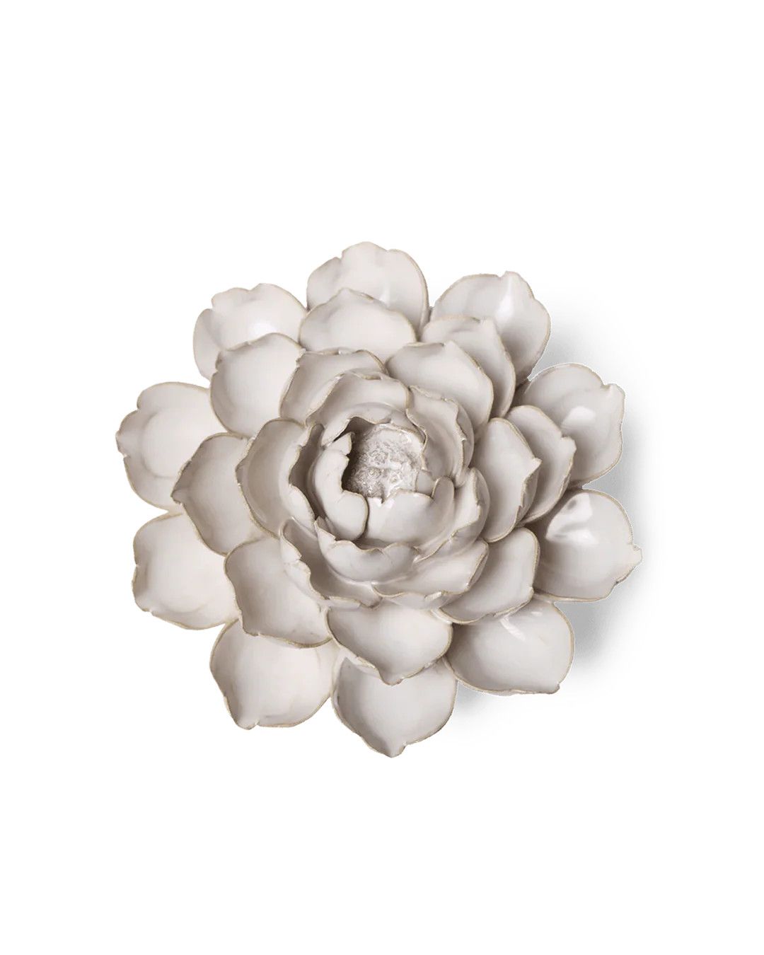 Ceramic Flower | Ivory Empire Cabbage Flower