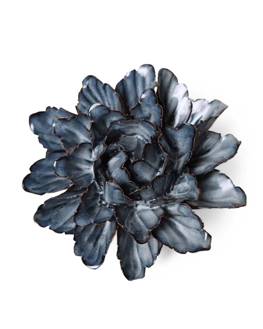 Ceramic Flower | Navy Sorbet Peony