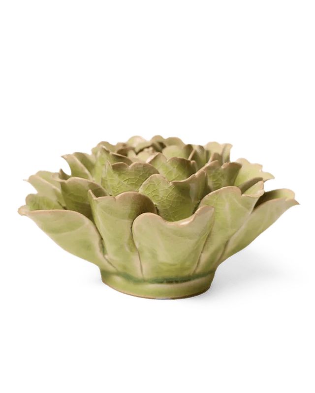 Ceramic Flower | Peridot Comanche Peony