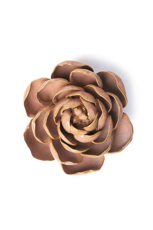Ceramic Flower | Rose Pink Big Ben Peony