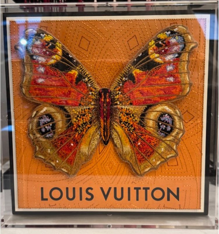 Stephen Wilson | Peacock Butterfly  LV Gold | 12 x 12