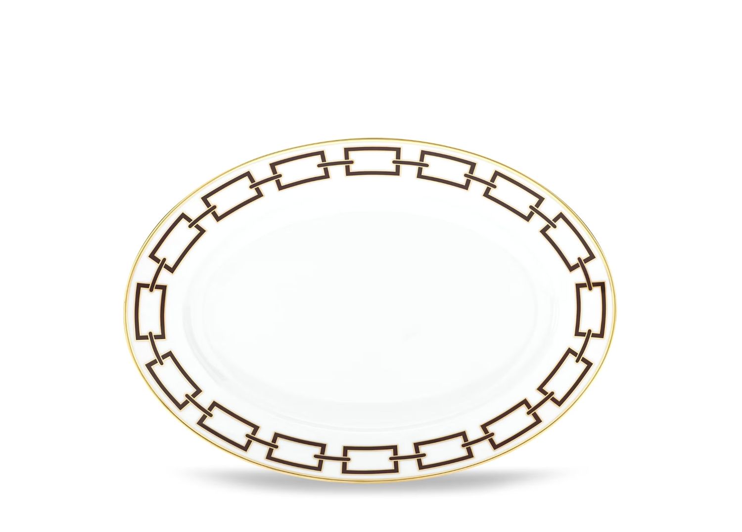 GINORI 1735 Catene Ebano Oval Flat Platter