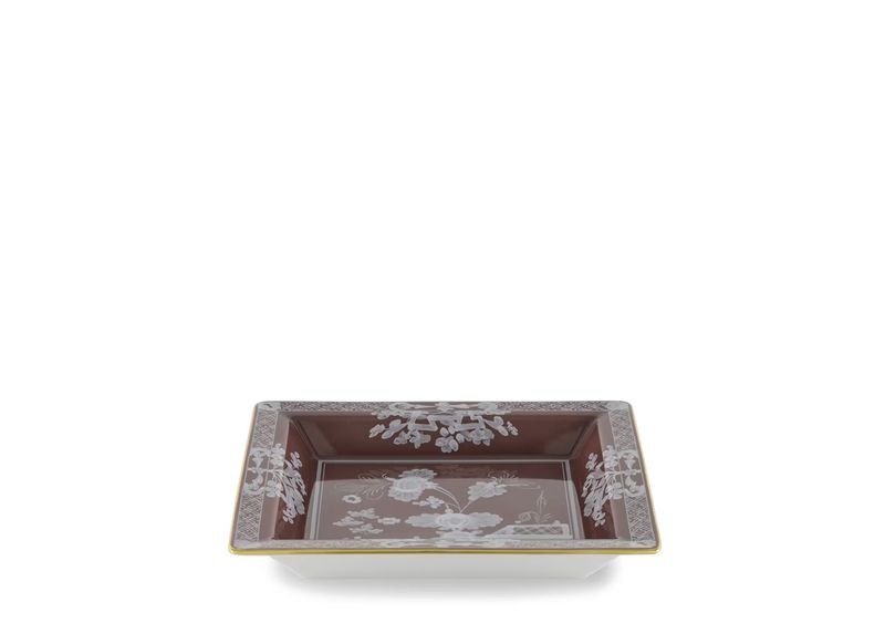 Ginori 1735 | Oriente Italiano Castagna | Large Square Change Tray