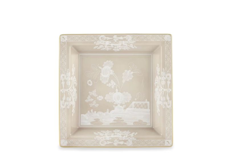 Ginori 1735 | Oriente Italiano Meringa | Large Square Change Tray