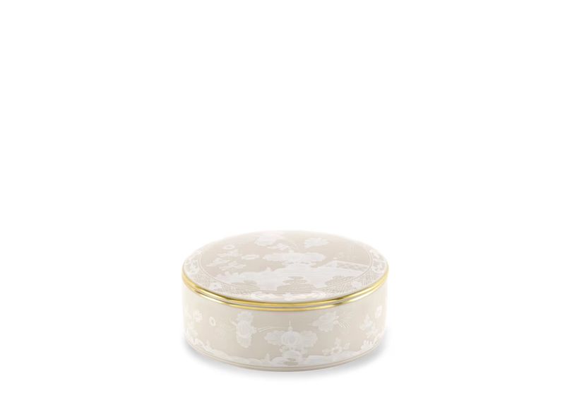 Ginori 1735 | Oriente Italiano Meringa | Round Trinket Box