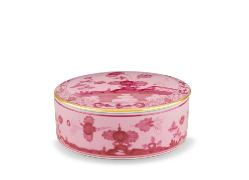 Ginori 1735 | Oriente Italiano Porpora | Round Trinket Box