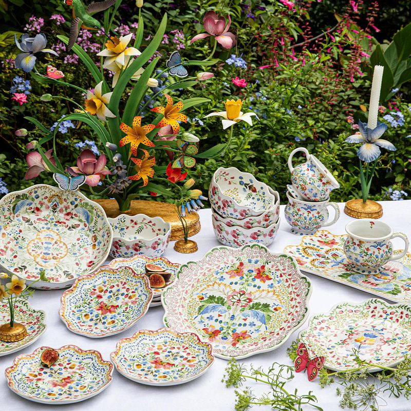 Sofia Dessert / Salad Plate | Multi