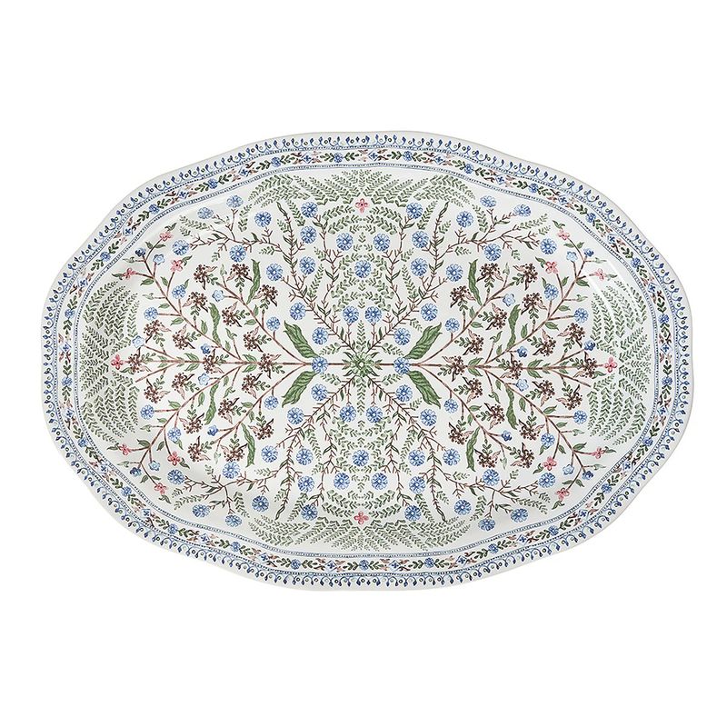 Villa Seville 17" Platter | Chambray