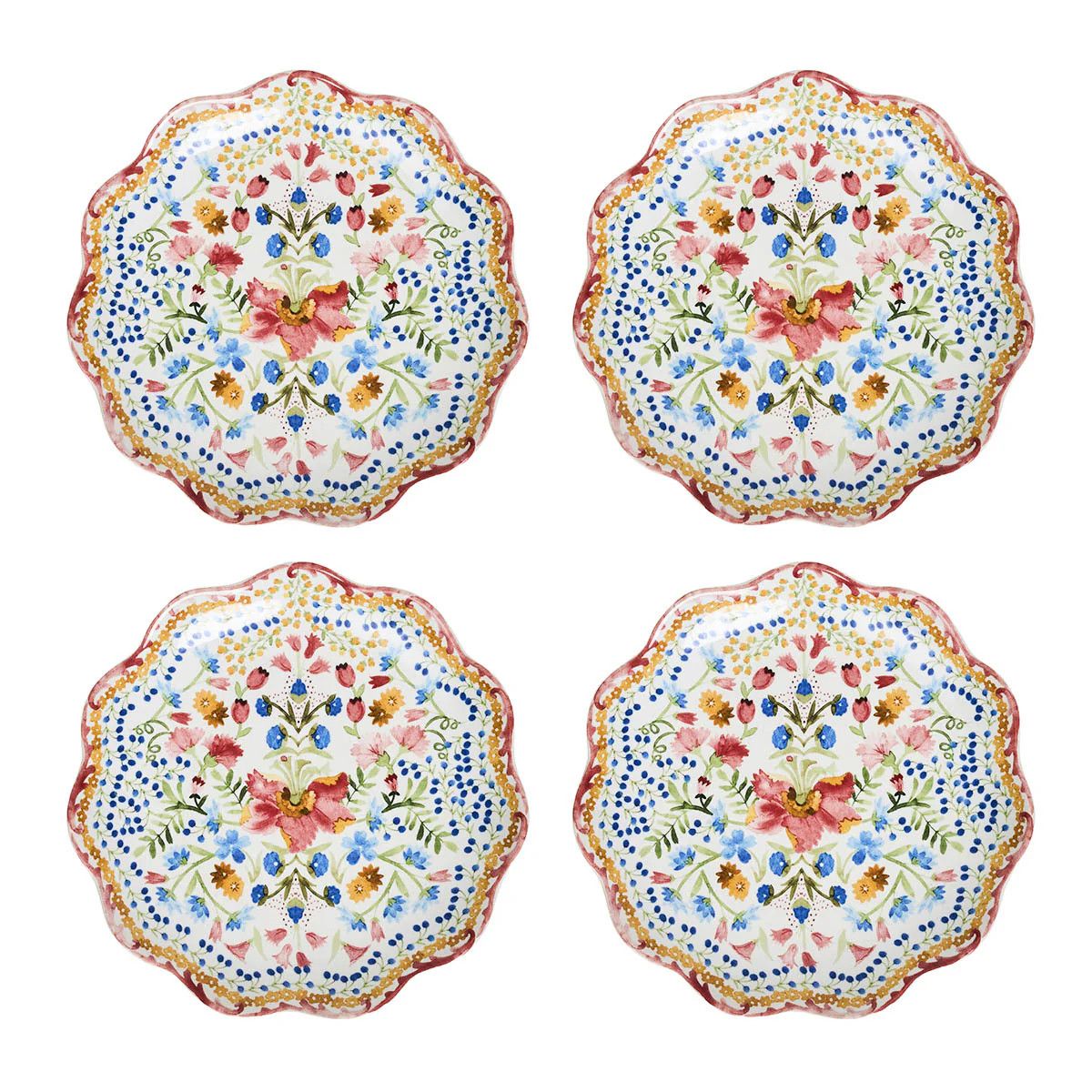 Sofia Side/Cocktail Plate Multi | Set of 4