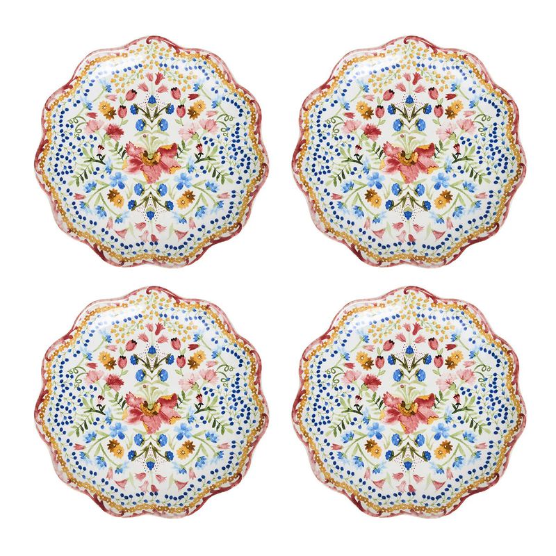 Sofia Side/Cocktail Plate Multi | Set of 4