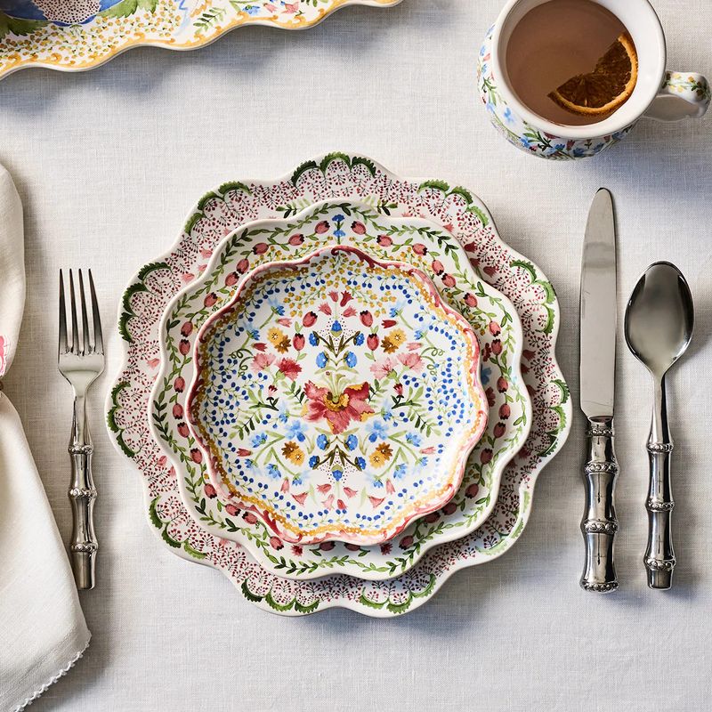 Sofia Side/Cocktail Plate Multi | Set of 4