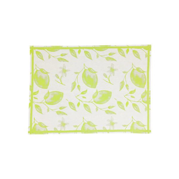 Strofinaccio Green Lemons Dish Towel | EACH