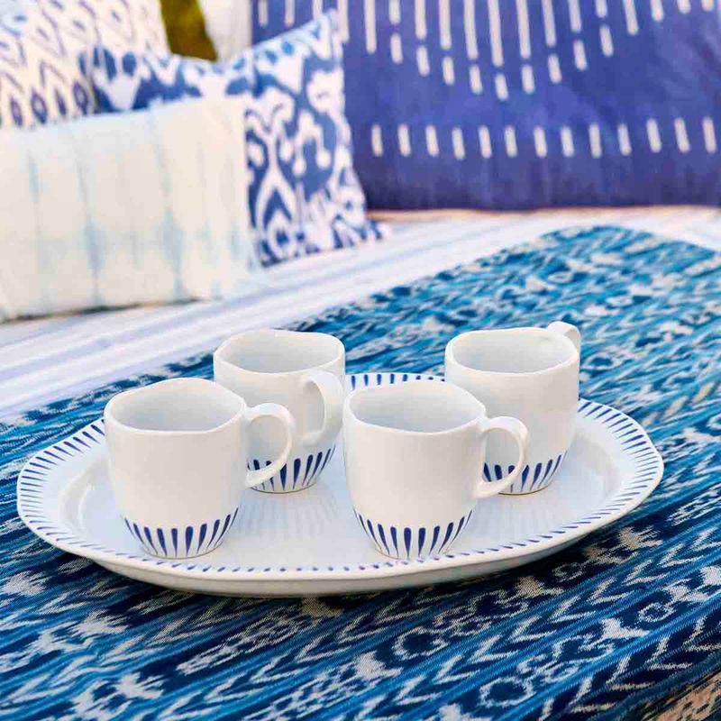 Sitio Stripe Mug | Delft Blue