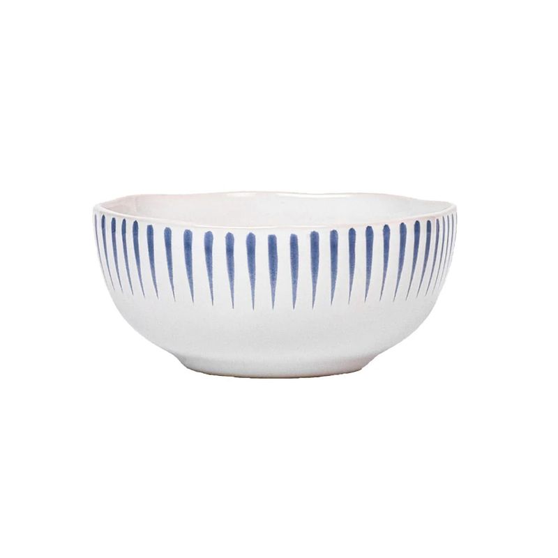 Sitio Stripe  Cereal/Ice Cream Bowl - Delft Blue