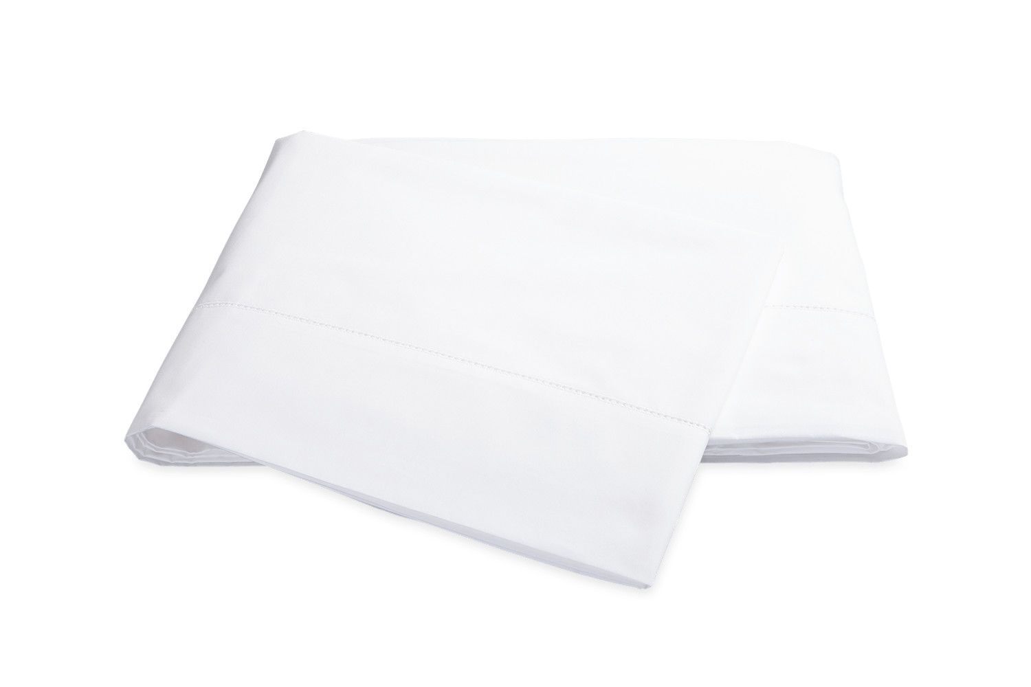 Milano Hemstitch Flat White Sheet | King