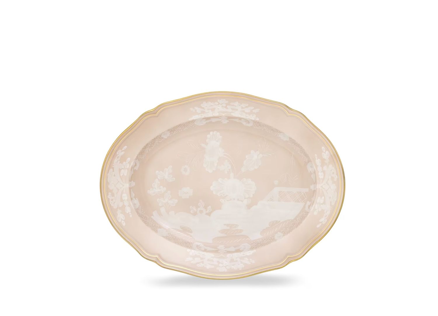 Ginori 1735 Oriente Italiano | Meringa | Oval Flat Platter Ginori 1735 Oriente Italiano | Meringa | Oval Flat Platter