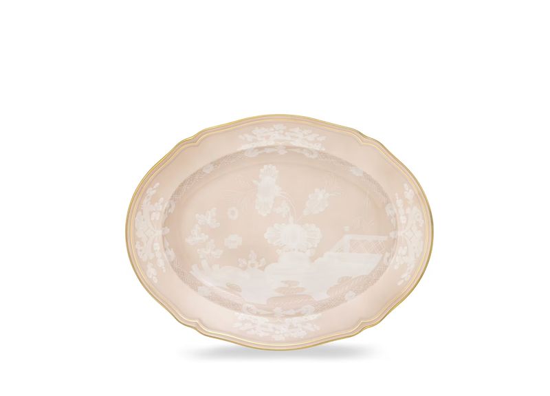 Ginori 1735 Oriente Italiano | Meringa | Oval Flat Platter